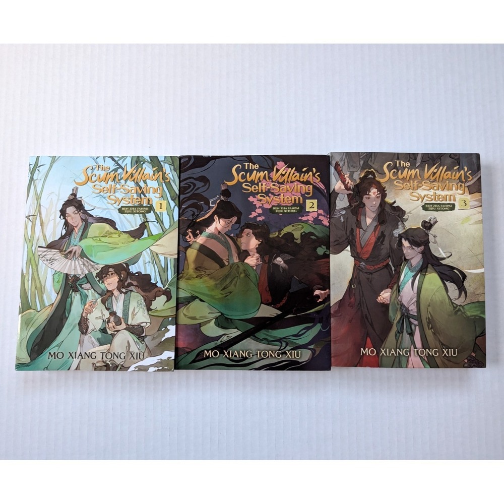The Scum Villains Self-Saving System Books Vol 1 2 3 Danmei Mo Xiang‎ Tong Xiu